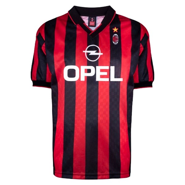 Tailandia Camiseta AC Milan Primera equipo Retro 1995 1996